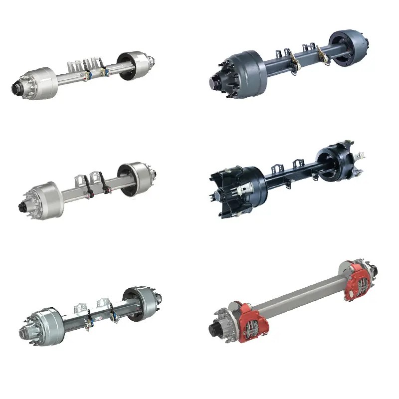 Giunsa Nagtrabaho ang Trailer Axles? Pagsabot sa Kinauyokan nga Component sa Semi-Trailer