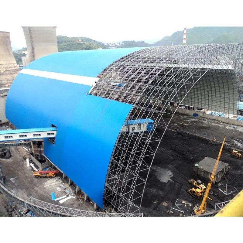 Steel Structure Coal Bunker Uban sa Kusog nga Pagsukol sa Linog